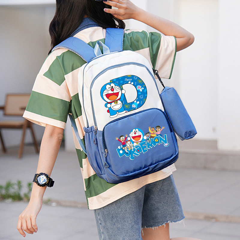 Anime Merchandise Bag - Doraemon Boy Girl School Bag Pencil
