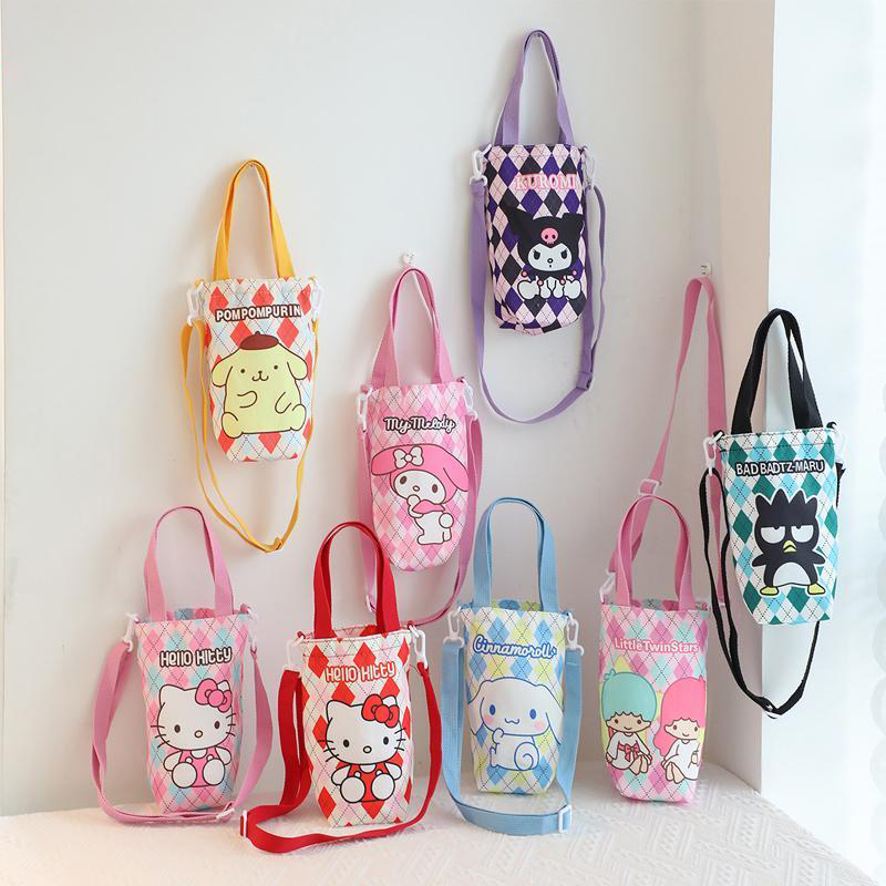 Anime Merchandise Bag - Kawaii Hello Kitty Water Bottle Bag