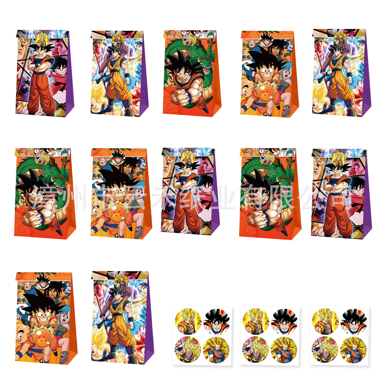 12/24pcs Set Dragon Ball Son G - مراجعة Anime Merchandise Bag وسعره