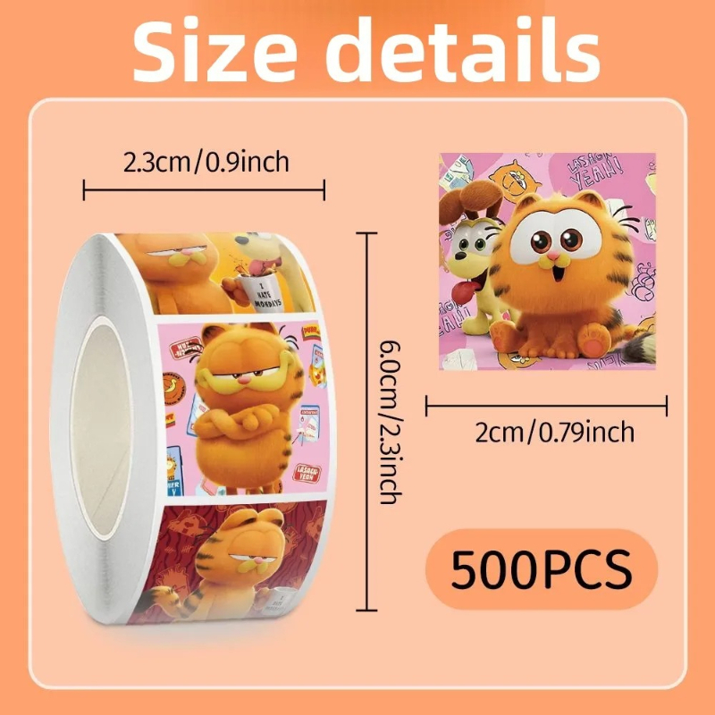 Garfield cartoon cute 500pcs r - مراجعة Anime Merchandise Wholesale وسعره