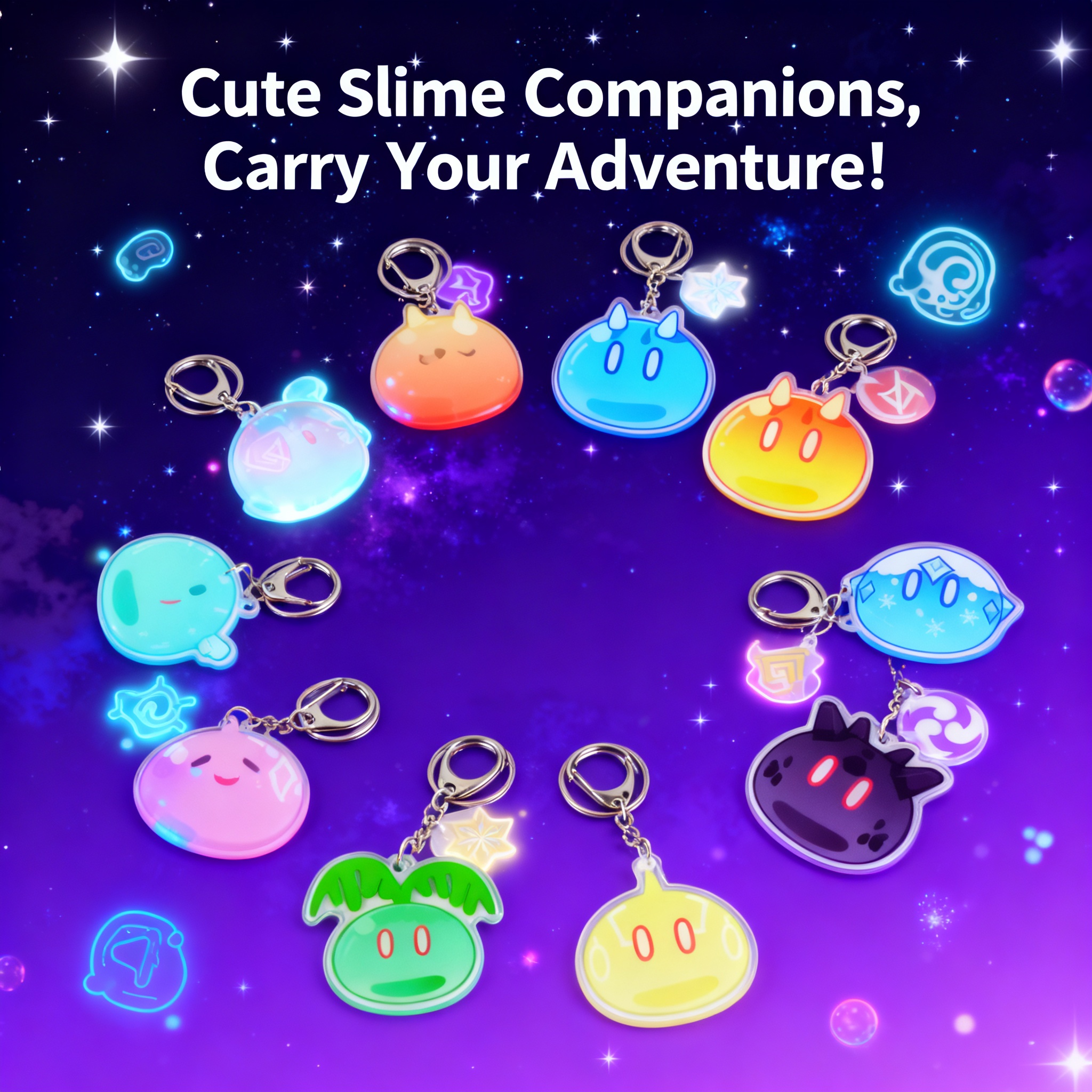 Genshin Impact Slime Acrylic A - مراجعة Anime Merchandise Wholesale وسعره
