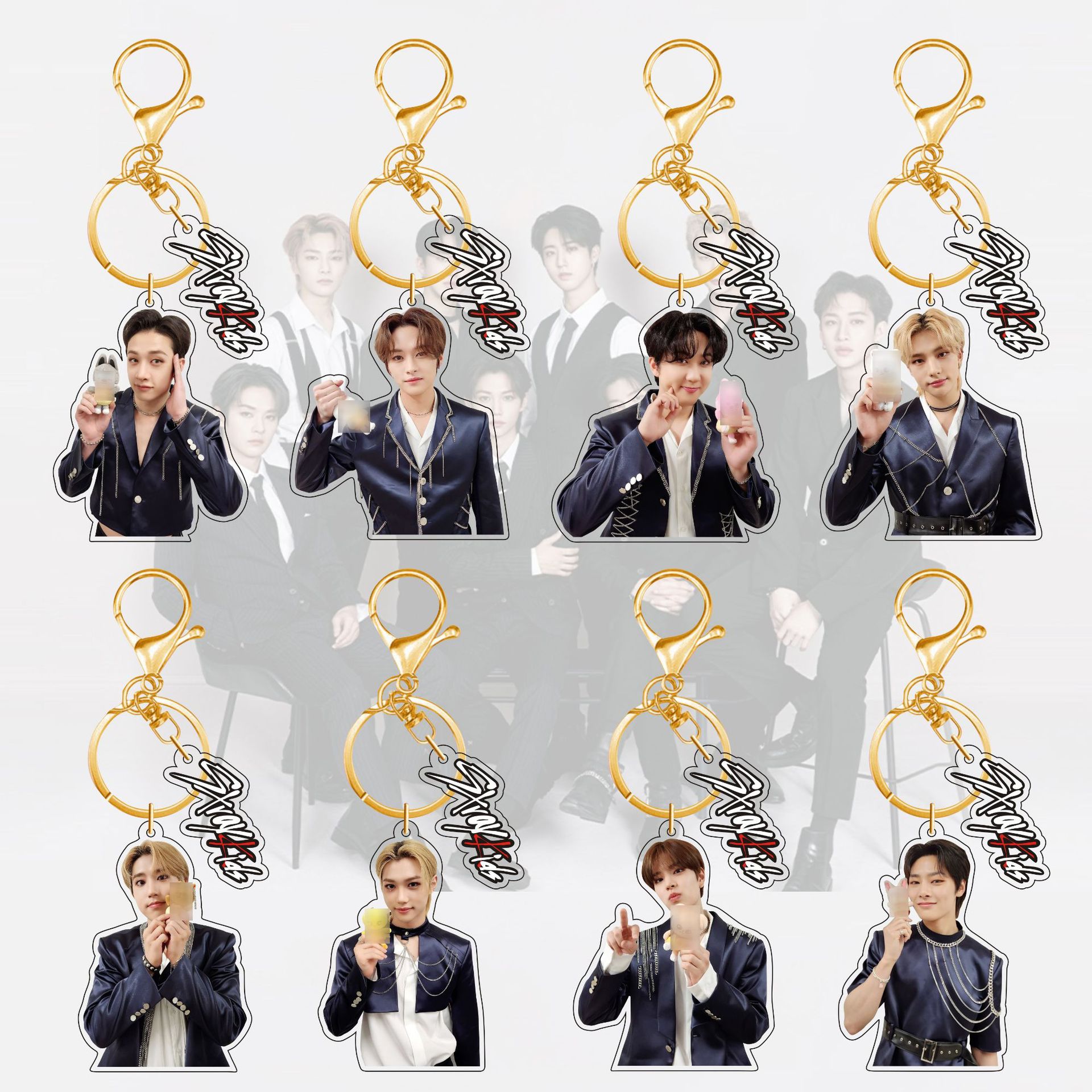 Straykids Acrylic Keychain New - مراجعة Anime Merchandise Keychain وسعره