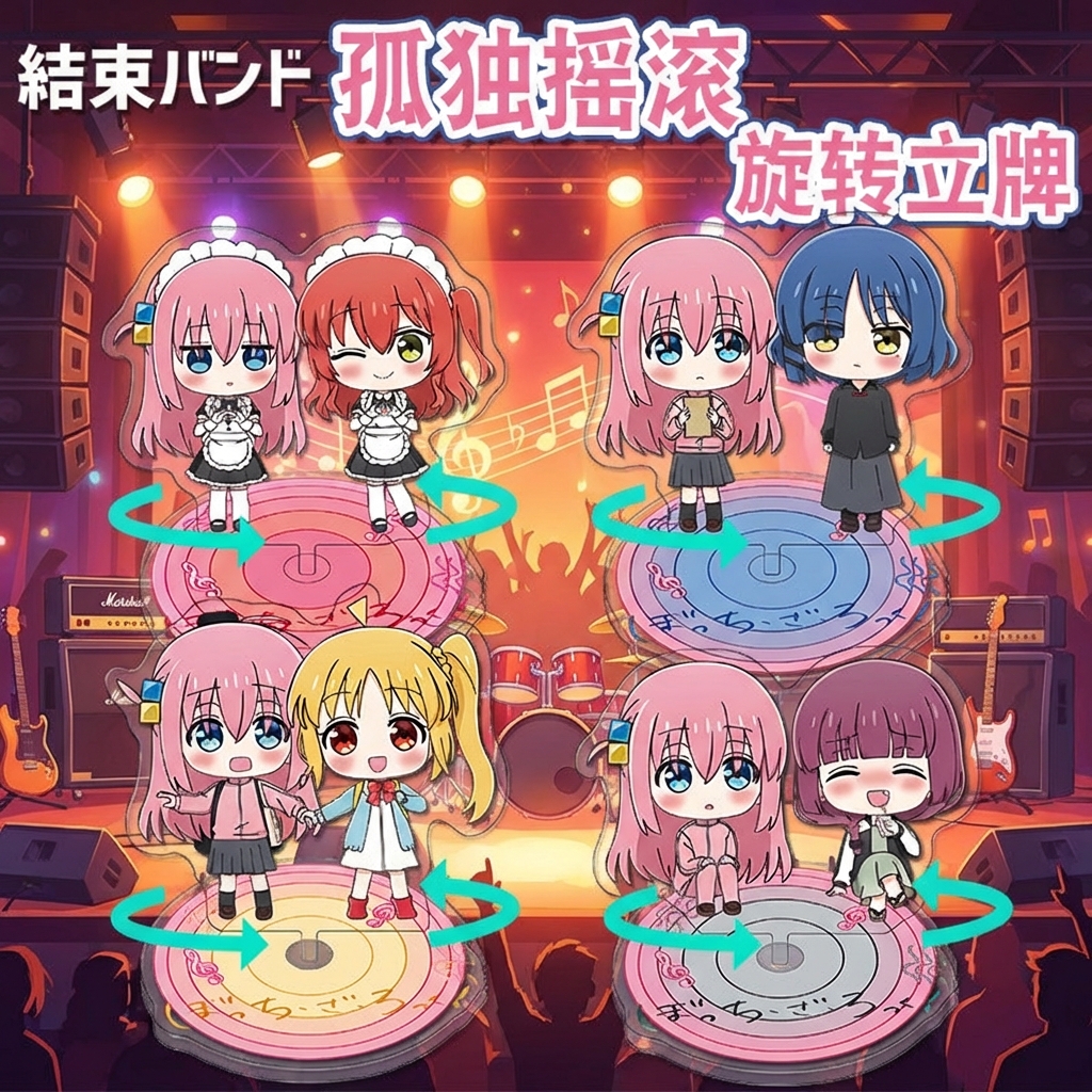 Lonely Rock Acrylic Rotating S - مراجعة Cute Anime Merchandise وسعره