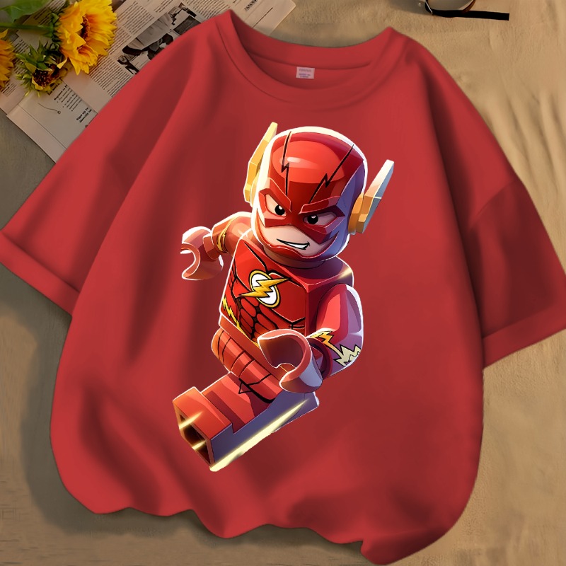 New BeastKingdom The Flash Cre - مراجعة Anime Merchandise T Shirt وسعره