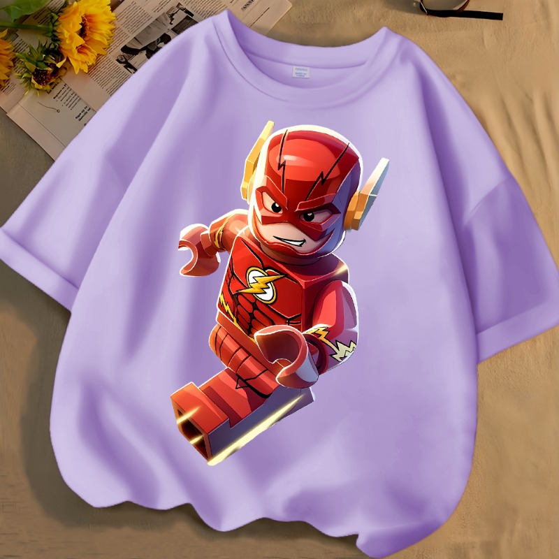 New BeastKingdom The Flash Cre - مراجعة Anime Merchandise T Shirt وسعره