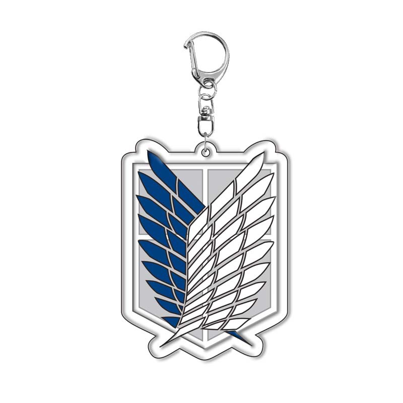 Attack on Titan Keychain Acryl - مراجعة Anime Merchandise Keychain وسعره