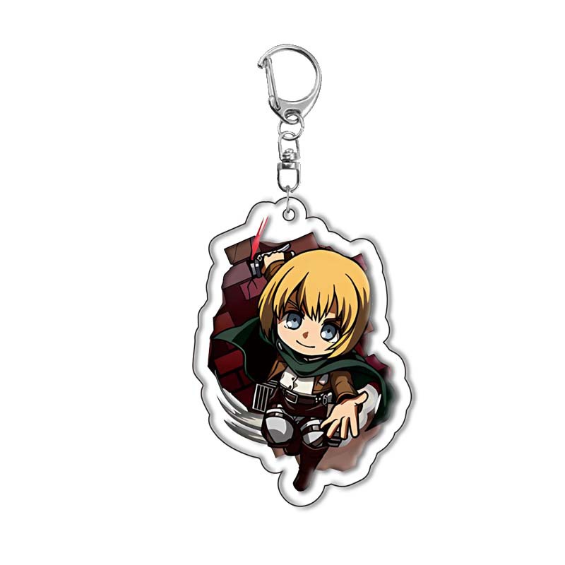 Attack on Titan Keychain Acryl - مراجعة Anime Merchandise Keychain وسعره