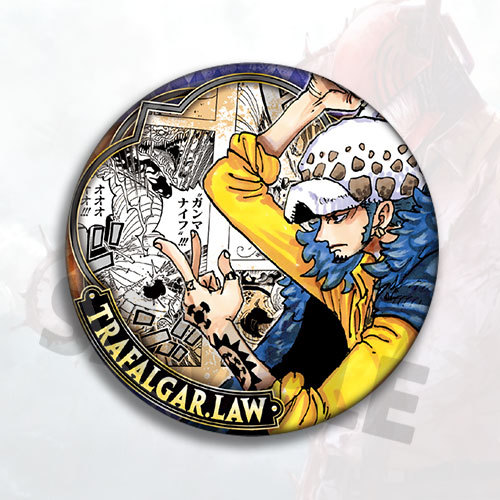 One Piece Trafalgar Law Anime  - مراجعة Pin Button Badge وسعره