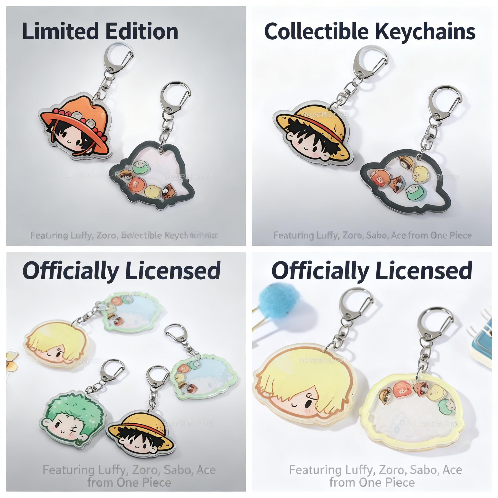 One Piece Monkey D Luffy Kawai - مراجعة Anime Merchandise Keychain وسعره