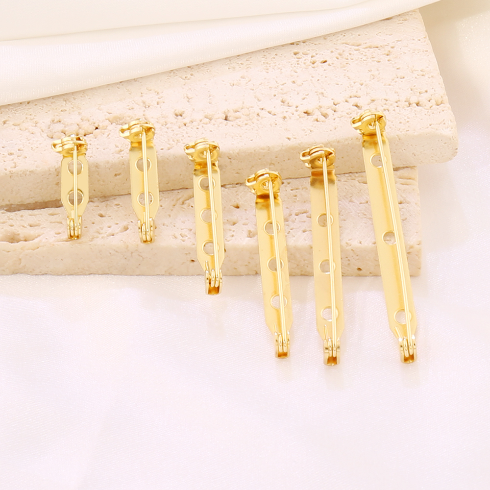 10pcs 17-45mm Brooch Clip Base - مراجعة Pin Button Badge وسعره