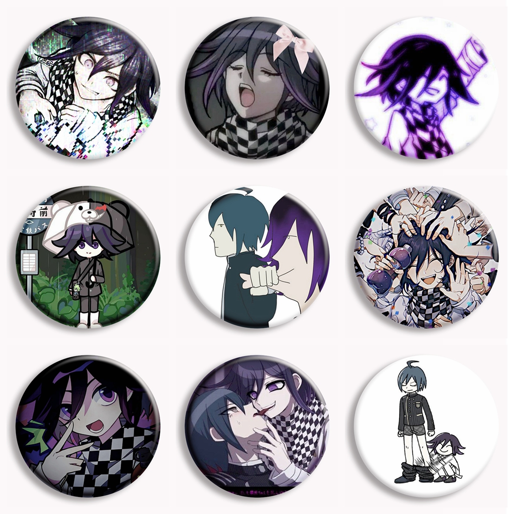 Kokichi Ouma Shuichi Saihara D - مراجعة Pin Button Badge وسعره