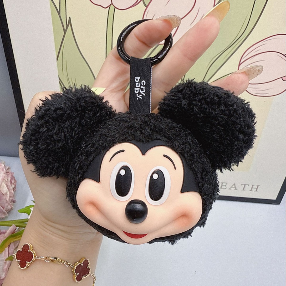 Mickey Minnie Plush Doll Keych - مراجعة Anime Merchandise Keychain وسعره