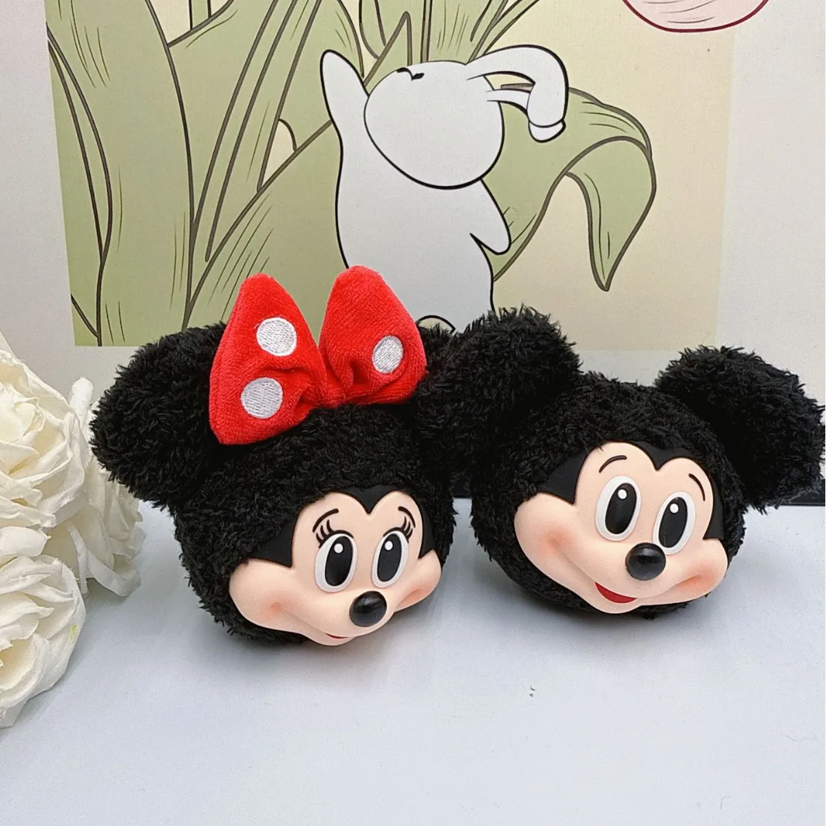 Mickey Minnie Plush Doll Keych - مراجعة Anime Merchandise Keychain وسعره
