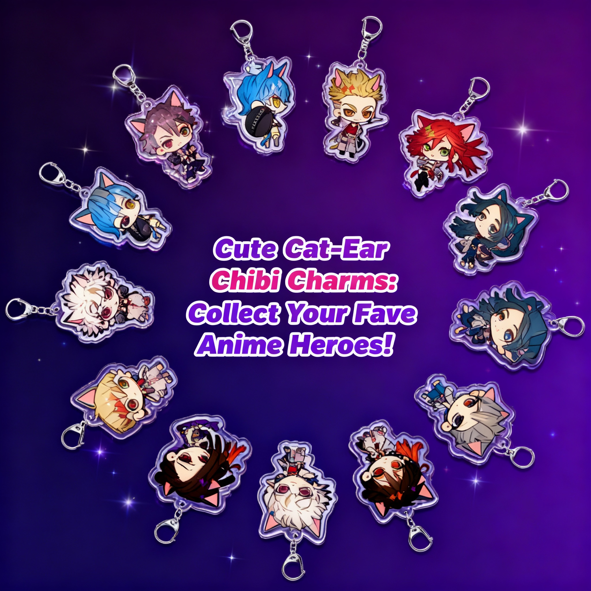 Anime Keychain Acrylic Keychai - مراجعة Anime Merchandise Keychain وسعره