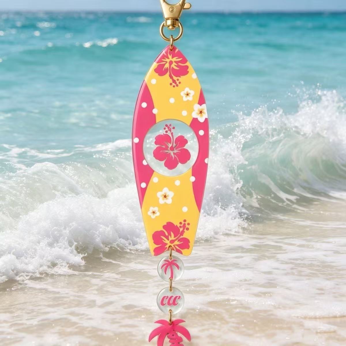 INS Hawaiian Surfboard Shaped  - مراجعة Anime Merchandise Keychain وسعره