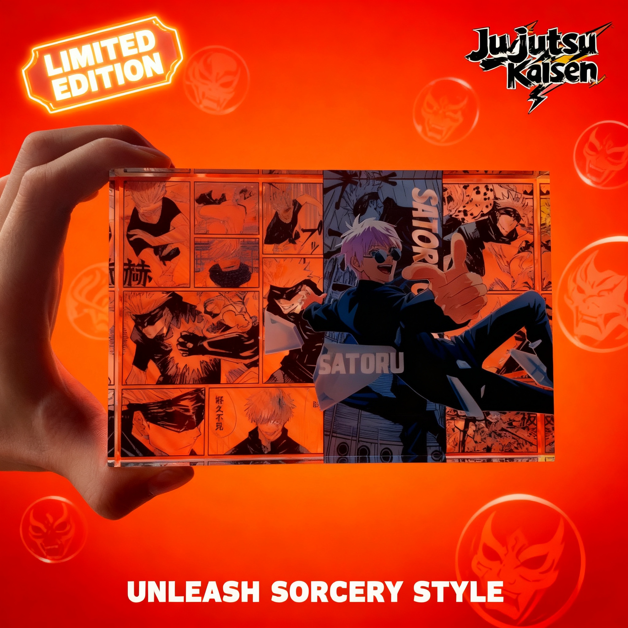 Jujutsu Kaisen Acrylic Stand F - مراجعة Anime Merchandise Keychain وسعره