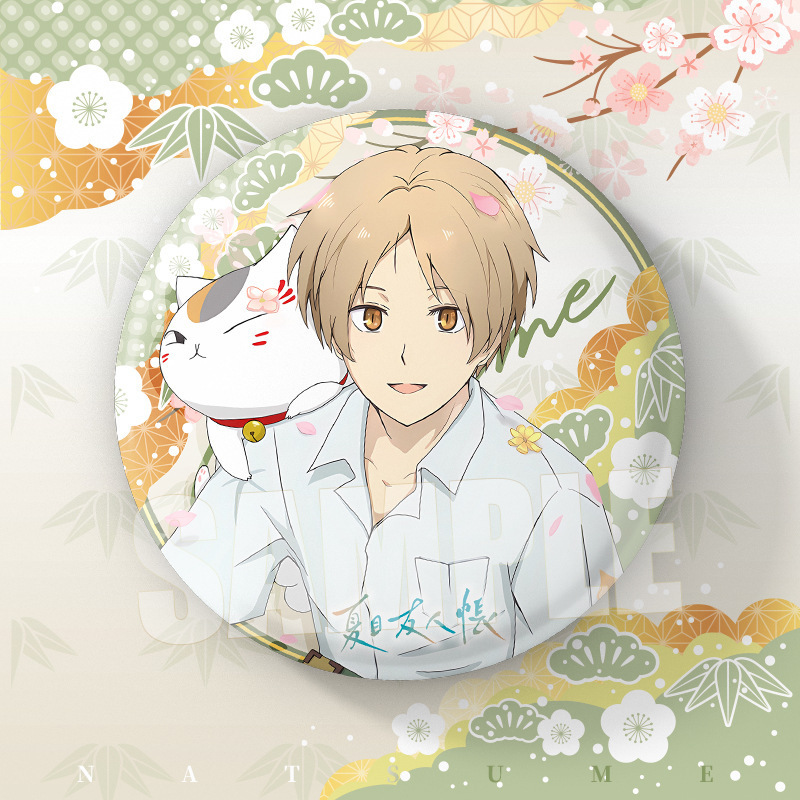 Anime Natsume Yuujinchou New M - مراجعة Pin Button Badge وسعره