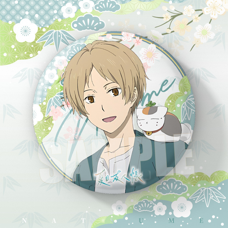 Anime Natsume Yuujinchou New M - مراجعة Pin Button Badge وسعره