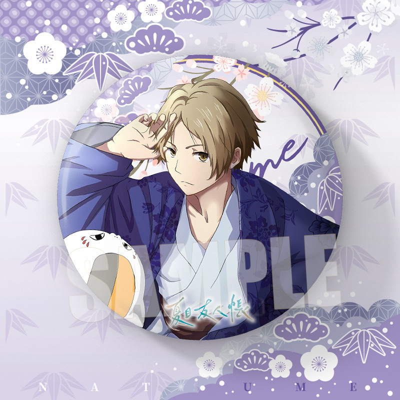 Anime Natsume Yuujinchou New M - مراجعة Pin Button Badge وسعره