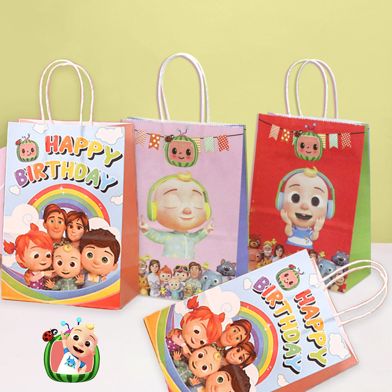 Cocomelons Party Gift Bag Set  - مراجعة Anime Merchandise Bag وسعره