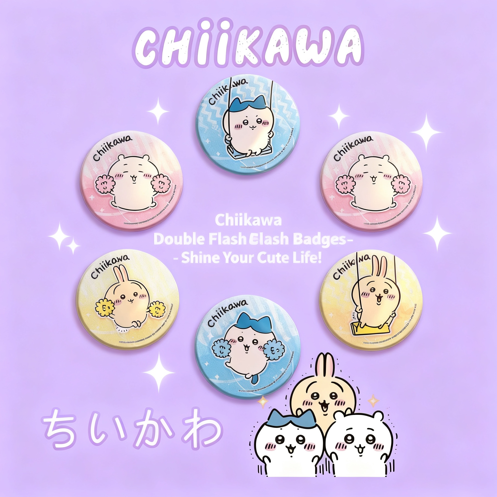 Chiikawa Anime Pin Badge Ename - مراجعة Cute Anime Merchandise وسعره