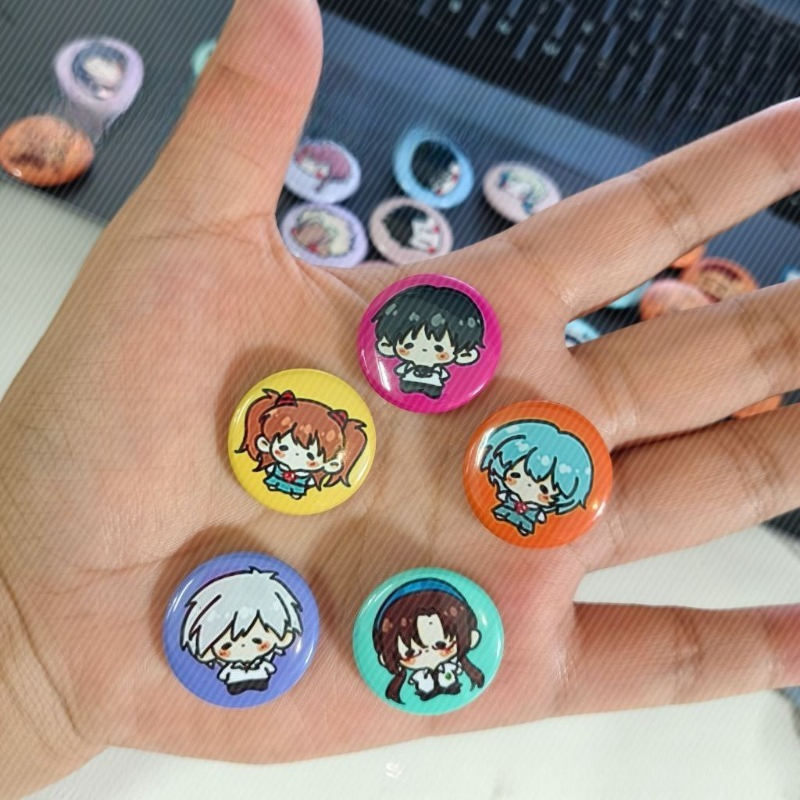 5pcs Neon Cute Genesis Classic - مراجعة Cute Anime Merchandise وسعره