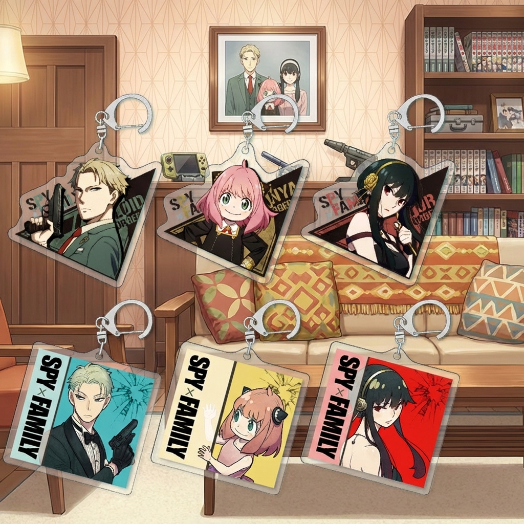 SPY×FAMILY Anya Keychain Acryl - مراجعة Cute Anime Merchandise وسعره