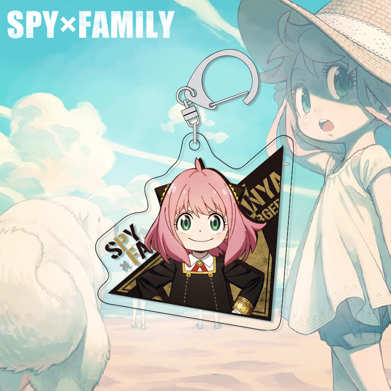 SPY×FAMILY Anya Keychain Acryl - مراجعة Cute Anime Merchandise وسعره