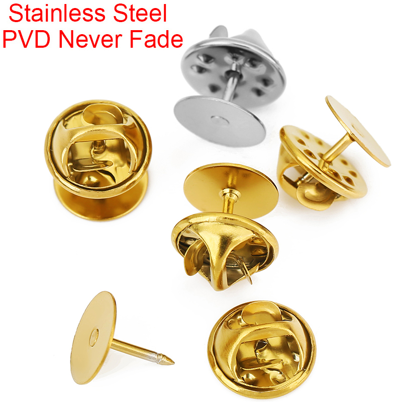 10sets Stainless Steel Brooch  - مراجعة Pin Button Badge وسعره
