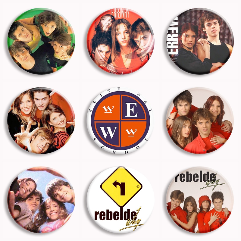 Movie Rebelde Way Soft Button  - مراجعة Pin Button Badge وسعره