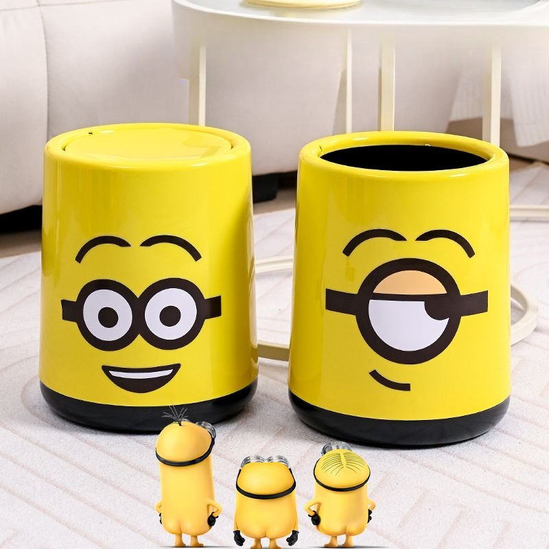 Minions cartoon cute trash can - مراجعة Anime Merchandise Wholesale وسعره