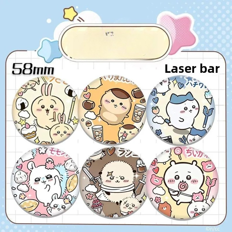 JIYI Laser Badge 58mm Tinplate - مراجعة Pin Button Badge وسعره