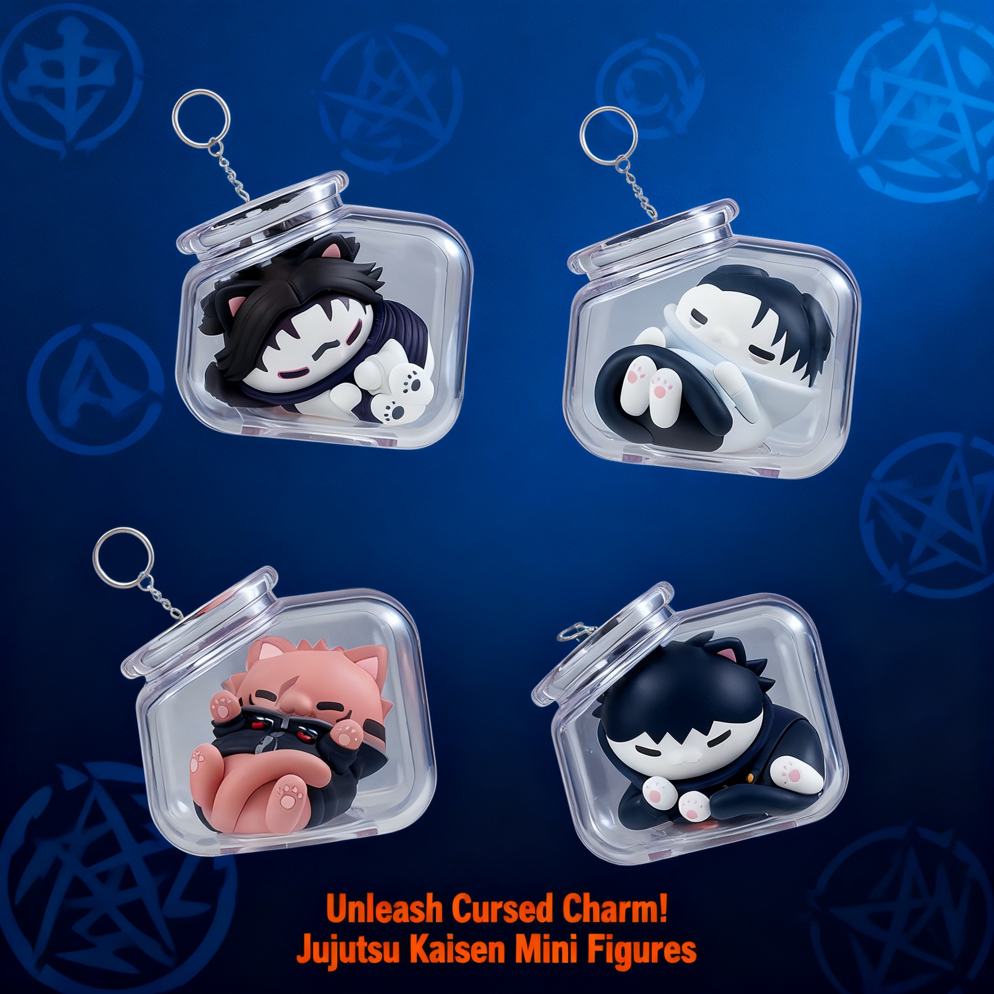 Jujutsu Kaisen Gojo Satoru Yuj - مراجعة Anime Merchandise Keychain وسعره