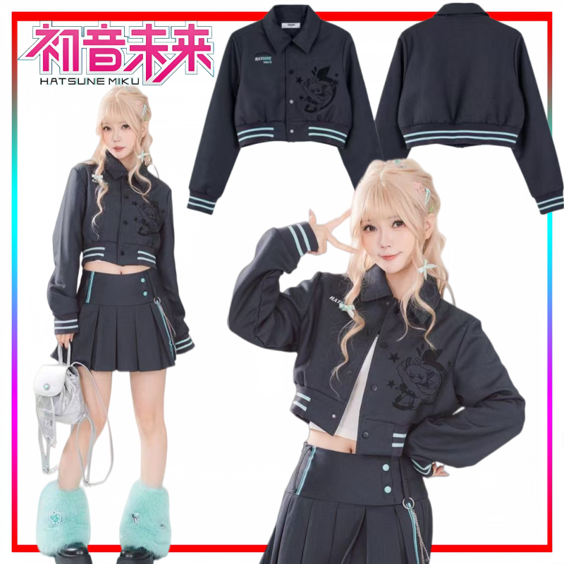 Hatsune Miku Turn-down Collar  - مراجعة Anime Merchandise Jacket وسعره