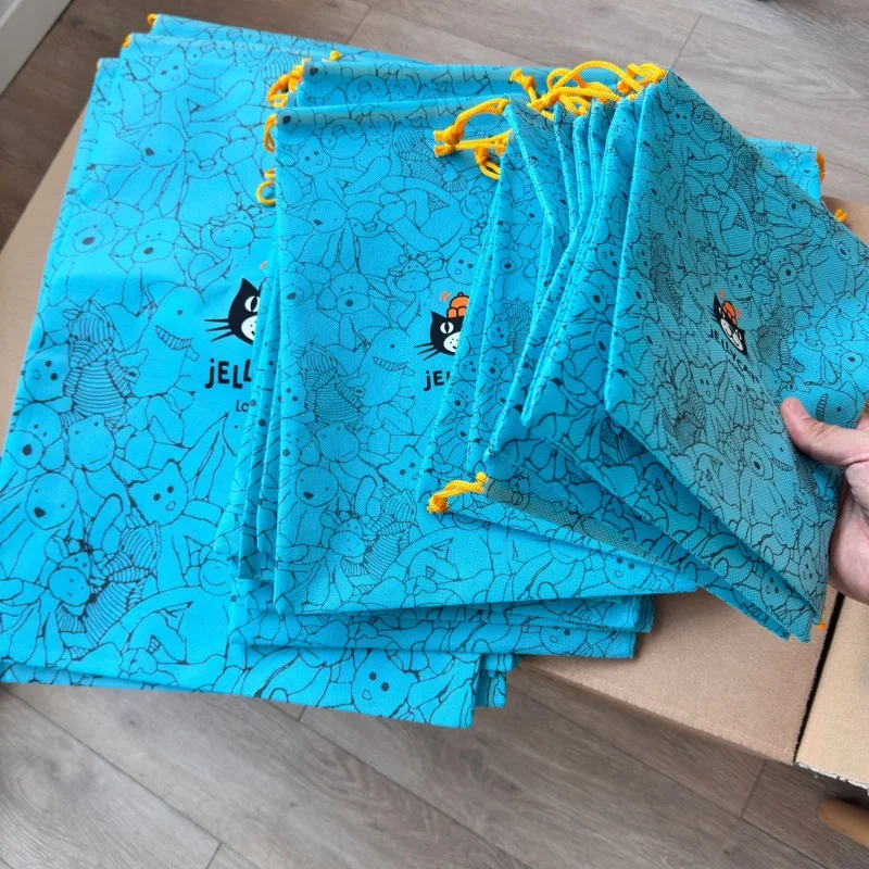 Blue Kawaii Non woven Fabric D - مراجعة Anime Merchandise Bag وسعره
