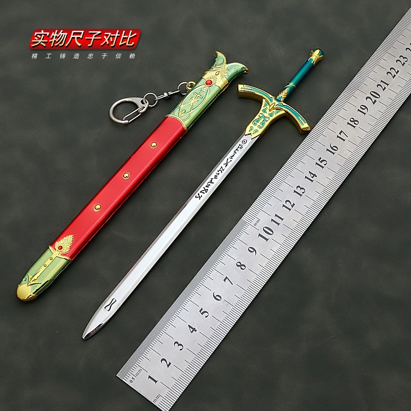 22cm Caliburn Sword Altria Pen - مراجعة Fate Anime Merchandise وسعره